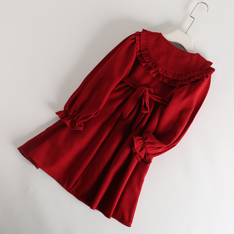 新中式红色女童加绒连衣裙2026马年衣服中国风公主儿童过年服裙子,淘宝优惠券,粉丝福利购,淘宝优惠卷