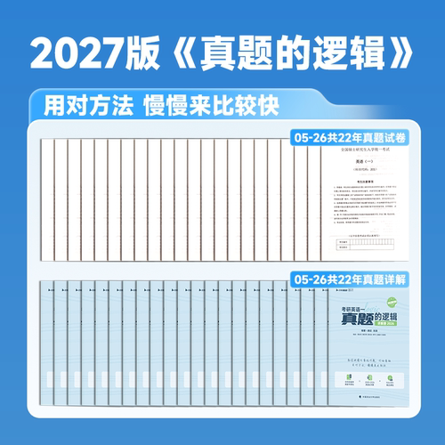 【云图官方】唐迟2027考研英语真题的逻辑阅读的逻辑考研英语真题书课包英一二历年真题试卷解析阅读的逻辑三小门搭句句真研黄皮书 - 图2