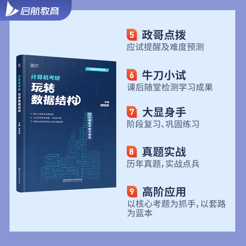 启航书课包】2025刘财政计算机考研408玩转数据结构计算机网络组成原理操作系统历年真题解析习题网课书课包教材综合复习指导用书 - 图2