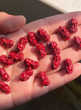 情侣民族风朱砂貔貅手链