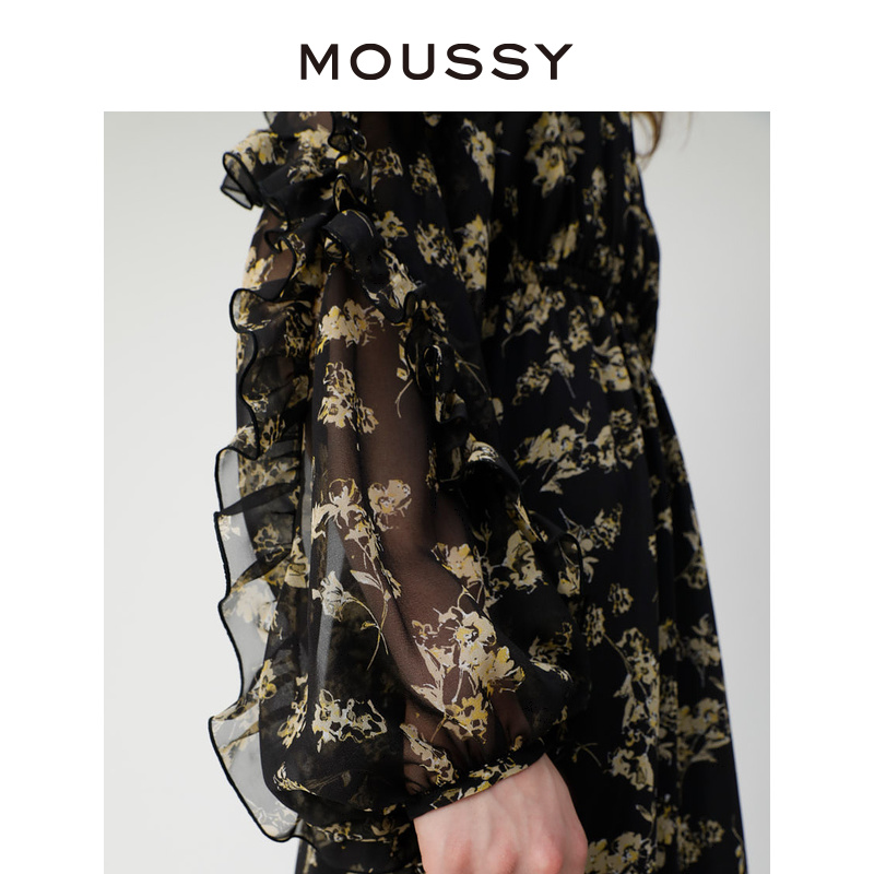 【欧阳娜娜爆款回归】MOUSSY 夏季新品度假连衣裙028GAH30-6140