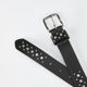 MOUSSY 2026 summer new product sweet cool hot girl style contrasting color adjustable leather belt 028JSA56-1014