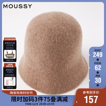 MOUSSY22 winter new pint double face wearing bell-shaped basin cap with small bucket cap 010FAH50-5780