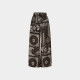 MOUSSY 2026 Summer New Arrival Bohemian Retro Printed Wide Leg Casual Pants Women 028JSA31-1065