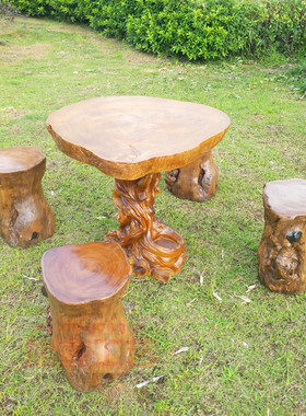 桌椅园林仿真卡通阳台户外景观