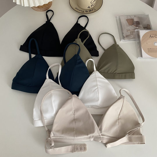 Non-slip, waterproof, quick-drying swimsuit, women's underwear, wire-free push-up bra, quick-drying surf bikini short suspender