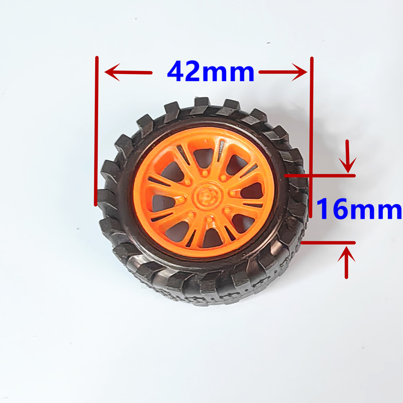 DIY科技制作玩具 配件模型橡胶玩具车轮轮胎24 34 38 42*2mm - 图0