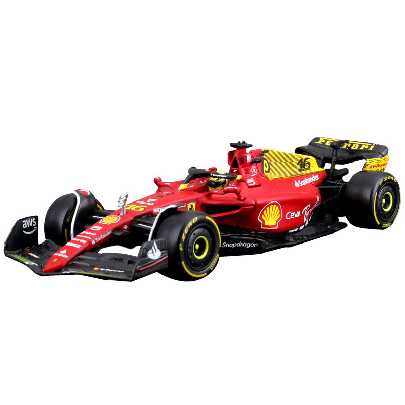 比美高1:24法拉利F1-75 F1方程式赛车模型  勒克莱尔收藏车模礼物,淘宝优惠券,粉丝福利购,淘宝优惠卷