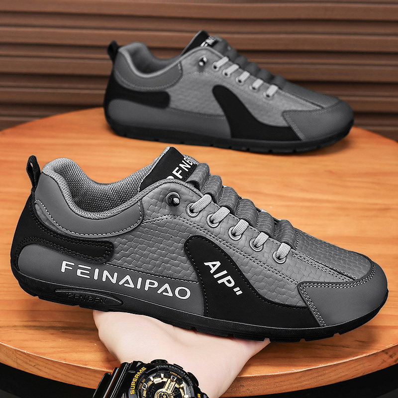 男鞋冬季运动休闲软底一脚蹬豆豆阿甘板鞋上班工作开车防水劳保鞋,淘宝优惠券,粉丝福利购,淘宝优惠卷