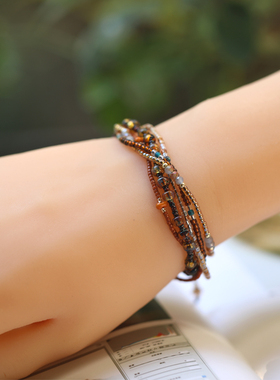 多层设计感手链原创手作民族风