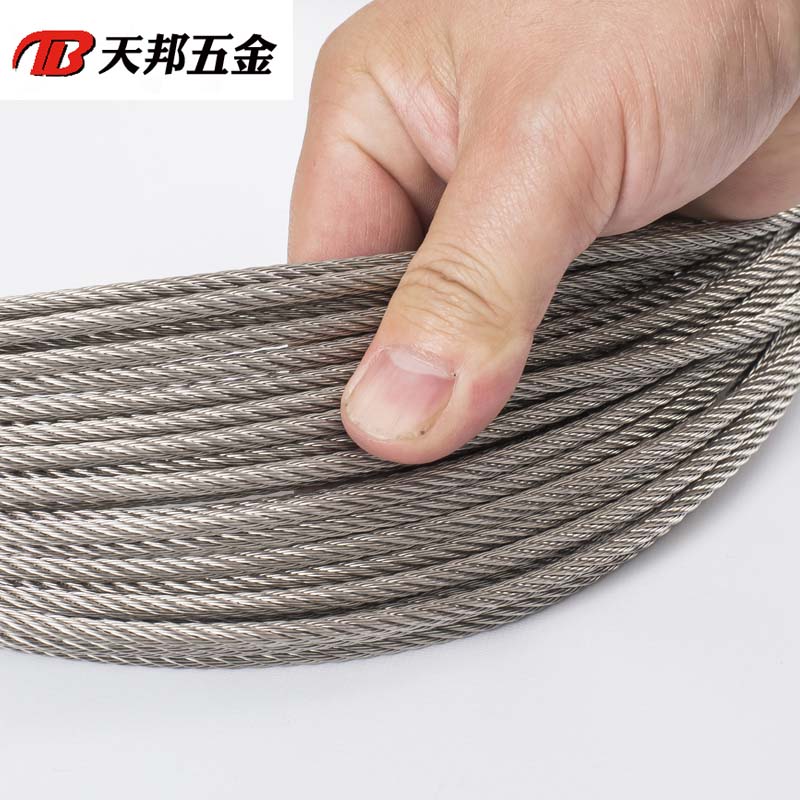 304不锈钢软细钢丝绳起重晾衣绳1mm1.2mm1.5mm2mm3mm4mm5mm6mm8mm - 图3