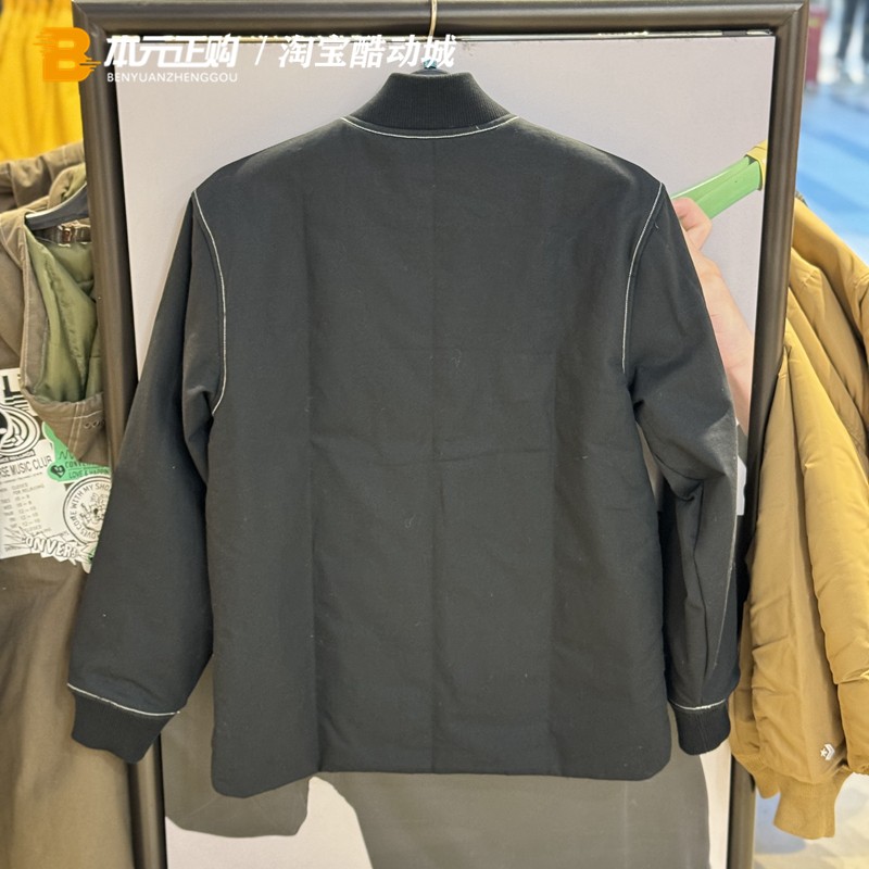 匡威新款春秋男女潮流双面穿贴片口袋夹克棉服外套 10024618-A01