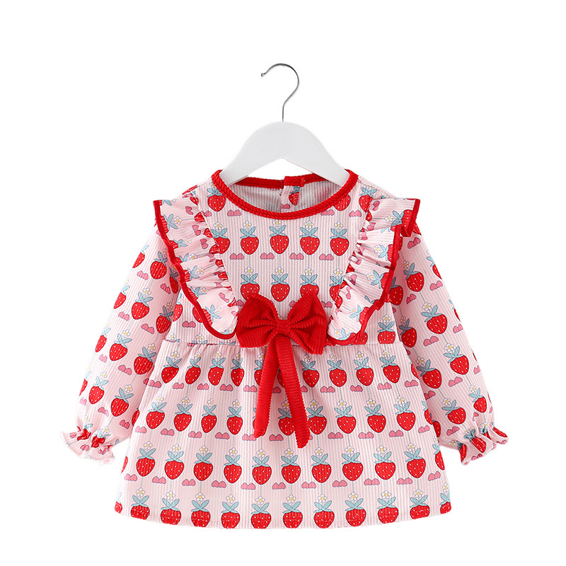 Children's bib baby bib apron for baby eating bib apron female princess waterproof anti-dirty Western-style autumn and winter baby children wear backwards