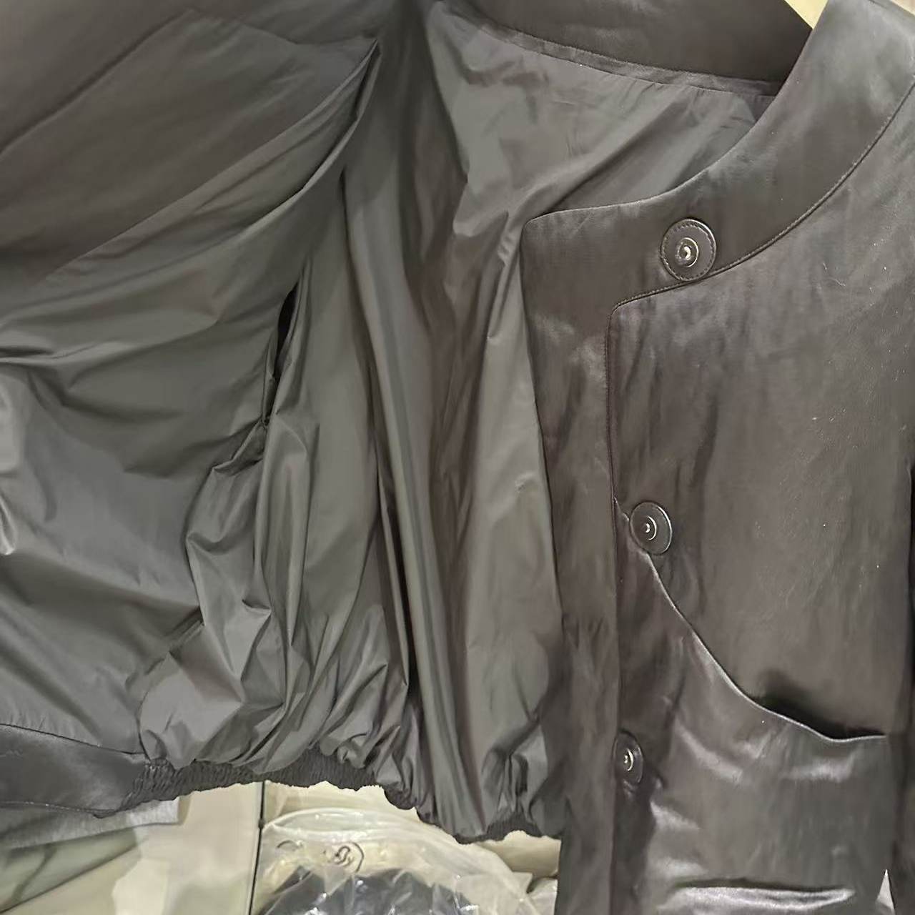 高端欧货人丝90白鹅绒羽绒服女高级感气质通勤简约百搭保暖外套 - 图2