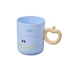 Cartoon fruit plastic cup, thickened toothbrushing cup, plastic wash cup, cute baby good-looking mouthwash cup