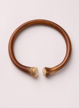 藏式山南鸡血藤手镯无节木手镯民族风藤镯文玩情侣饰品