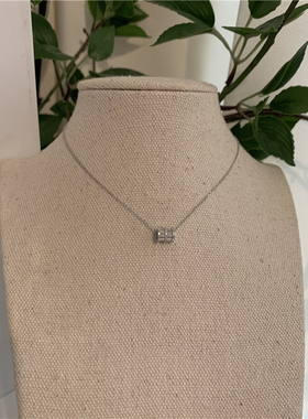 纯银高级感百搭锁骨链