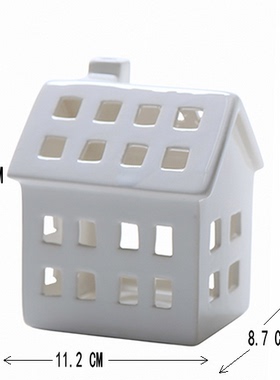 北欧简约现代蓝色陶瓷气球长颈鹿家居样板间儿童房动物装饰品摆件