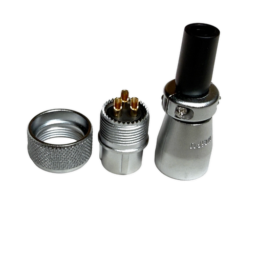 WEIPU威浦WS20航空插头TQ连接器2芯3针法兰插座Z公母对接头铜针金 - 图0