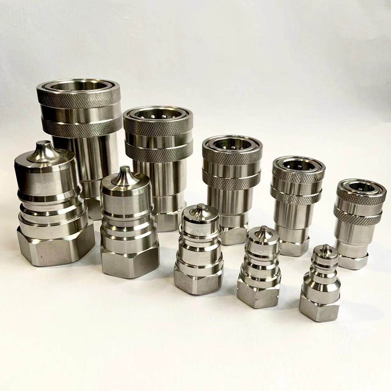 ISO7241-A不锈钢304快速接头KSA开闭式液压接头NPT螺纹耐高温腐蚀,淘宝优惠券,粉丝福利购,淘宝优惠卷