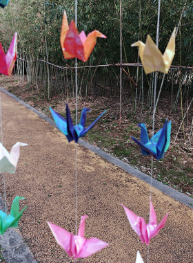 防水穿线千纸鹤成品装饰