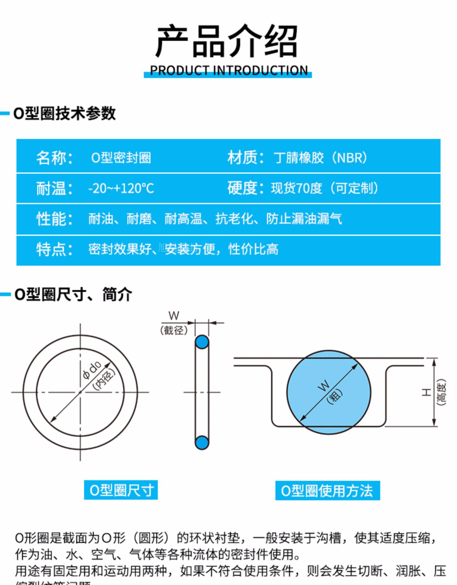 进口O型圈S140 S145 S150 S155 S160 S165 S170 S180 S190 S200*2 - 图0