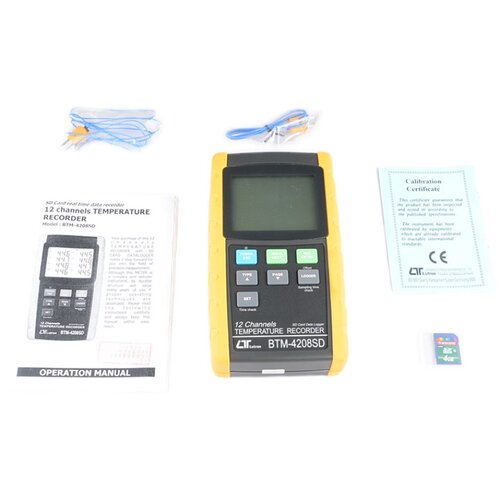 路昌BTM-4208SD进口多通道温度监测记录仪工业温度计12通道测温仪 - 图2