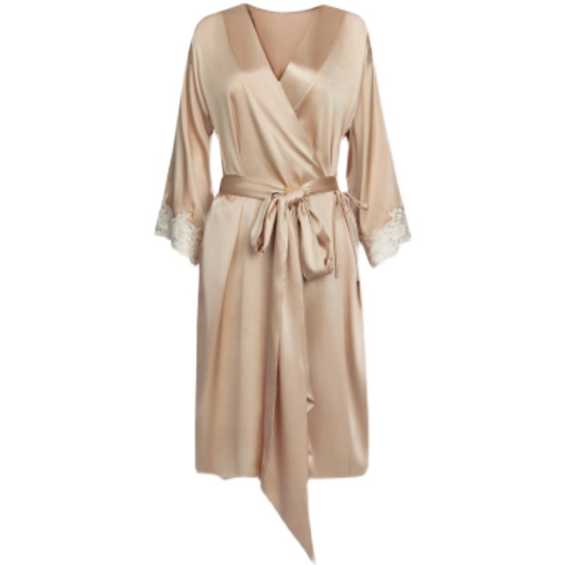 2025ins春夏LP女神高贵性感短款外袍睡袍浴袍家居服新娘晨袍,淘宝优惠券,粉丝福利购,淘宝优惠卷