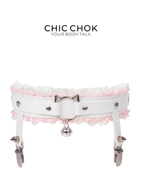 CHICCHOK猫咪蕾丝手环脚环腿环