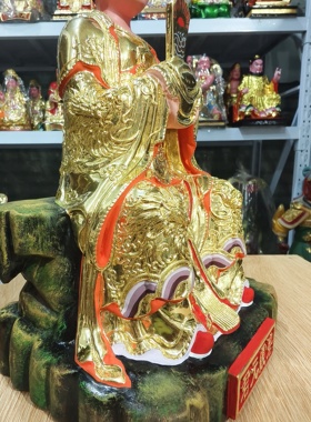12寸碧霞元君神像泰山奶奶泰山玉女香樟木材质精品真金工艺现货