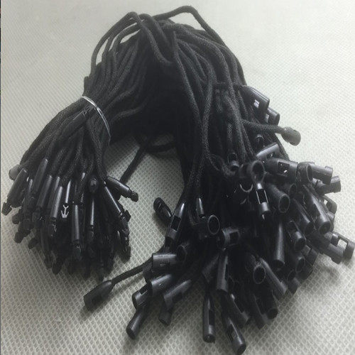 吊粒通用吊绳 高档加粗棉绳 子弹头挂绳 服装吊牌绳线 蜡绳涤绳 - 图1