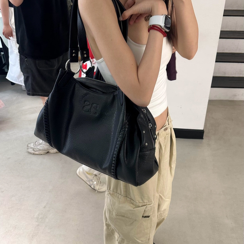 韩国新款ason流浪包同款mini腋下包大容量单肩百搭手提机车包男女 - 图3