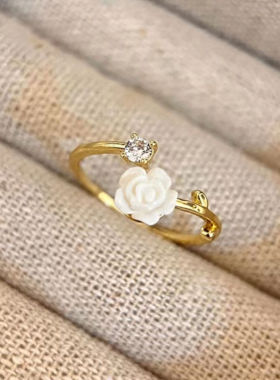 小众设计高级感气质指环