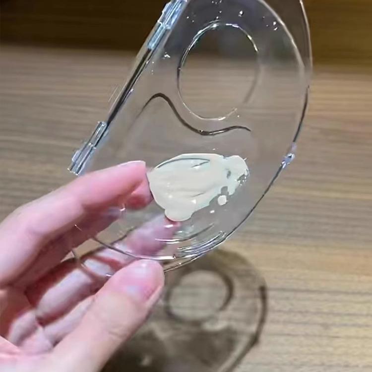 可以储存粉底的调色盘!透明亚克力粉底液调色板解放双手折叠带盖 - 图2