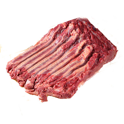 肋条肉新鲜牛肉牛肋排肉500g牛五花剔骨牛排骨现杀肋条肉黄牛500g 虎窝淘