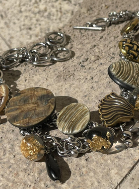 ins同款vintage中古复古孤品choker小众高级项链百搭高级项颈圈