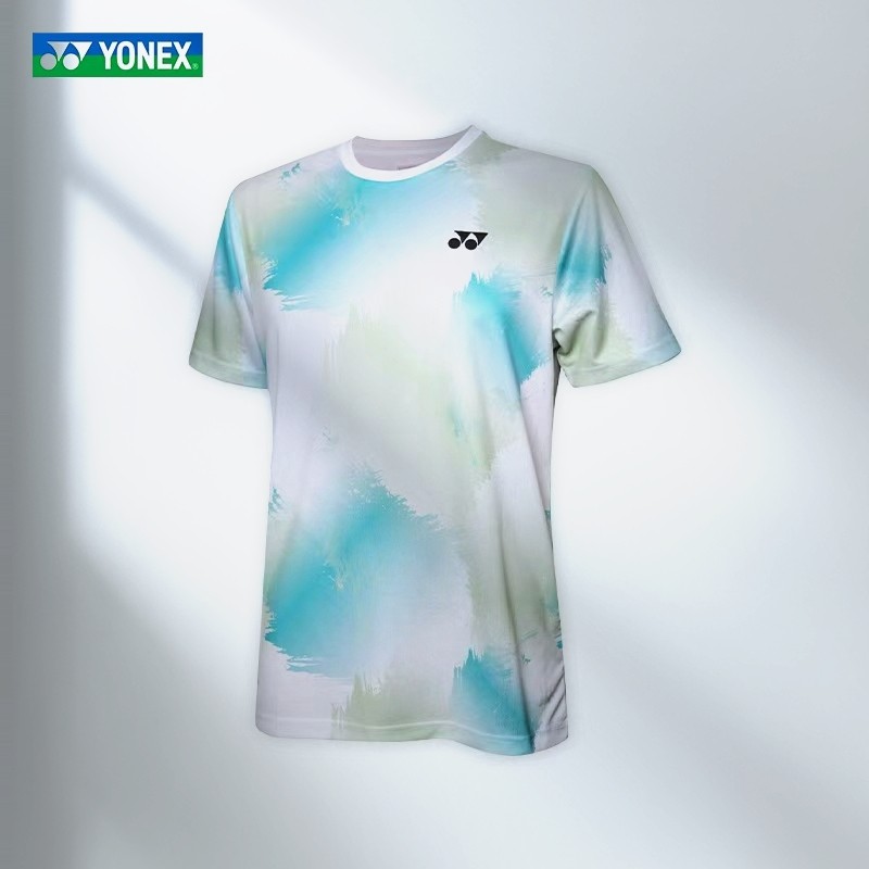 YONEX/尤尼克斯新款羽毛球服男女款运动短袖速干透气晕染T恤-3079,淘宝优惠券,粉丝福利购,淘宝优惠卷
