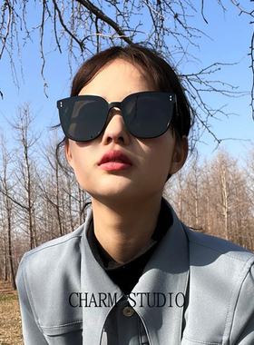 阿视淇椭圆形男女同款太阳眼镜