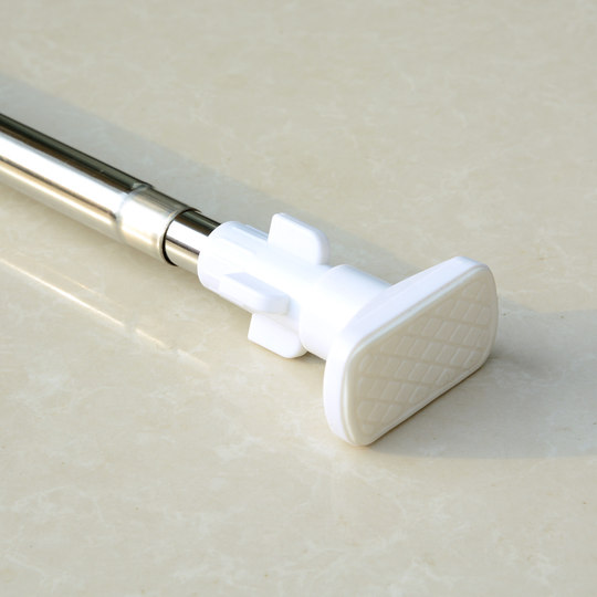 浴室免安装浴帘杆晾衣杆窗户帘杆衣柜撑杆伸缩杆门帘杆免打孔杆子