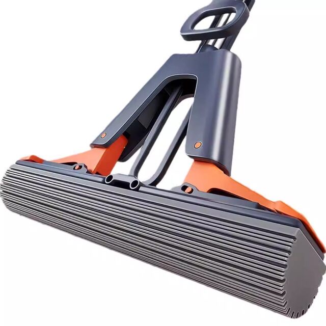 Sponge mop 2025 ໃຫມ່ໃນຄົວເຮືອນທີ່ຊັກດ້ວຍມືຫນຶ່ງ mop ສະອາດແຫ້ງແລະປຽກສອງໃຊ້ສອງນ້ໍາທີ່ດູດຊຶມດ້ວຍມືທີ່ລ້າງອອກດ້ວຍຜ້າຝ້າຍຫົວ mop