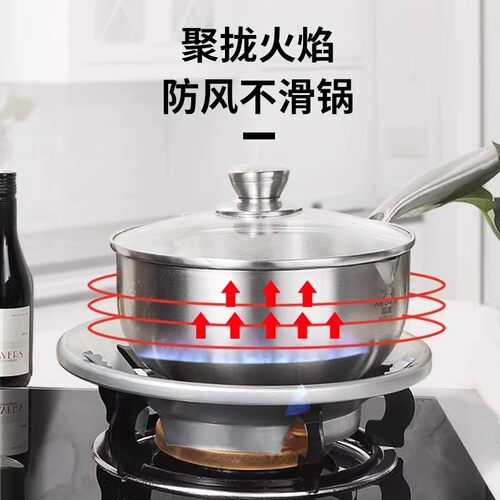 家用煤气节能罩防风聚火罩煤气灶配件大全省气隔热挡风燃气防风罩 - 图1