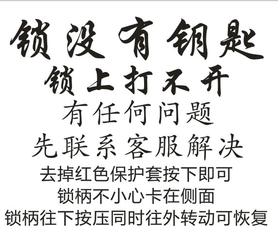 彩色景区旅游工艺品纪念许愿锁挂锁情侣同心锁diy刻字连心锁包邮-图0