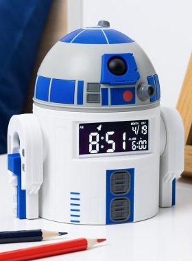 星球大战R2-D2机器人闹钟玩具