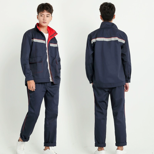 Антистатический осенний светоотражающий комбинезон, увеличенная толщина, делается под заказ