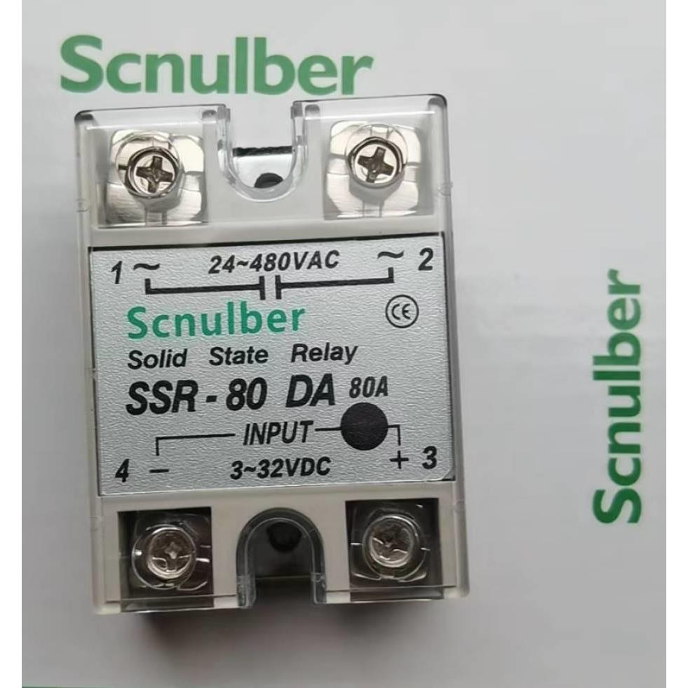 Scnulber香港固态继电器 SSR-80DA SSR25DA SSR40DA直流控制交流 - 图2