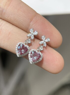 新品上新，绝美亚历山大耳坠S925银，主石6*6mm（培育）