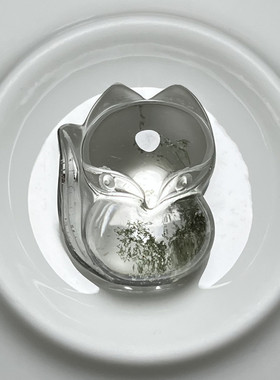 天然绿幽灵狐狸吊坠手链男女招财