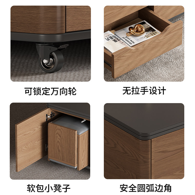 多功能升降茶几餐桌二合一两用客厅家用小户型可移动折叠实木茶桌,淘宝优惠券,粉丝福利购,淘宝优惠卷