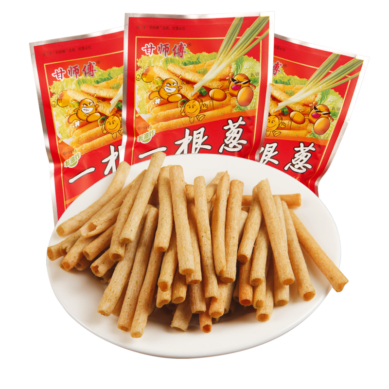 甘师傅一根葱薯条8090后怀旧大分量膨化薯条休闲食品零食小吃 - 图0