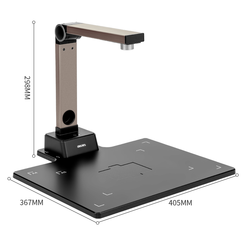 得力高拍仪高清扫描仪专业办公快递a4展台家用小型a3图书学校试卷绘画照片书籍证件合同文件文档pdf发票资料